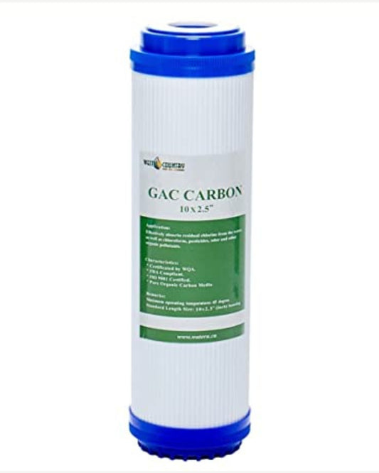 Replacement GAC Filter: 2.5" x 10"